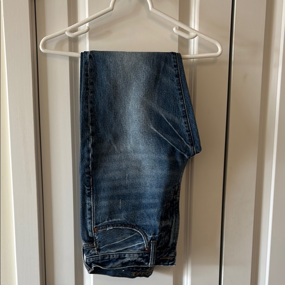 Men’s American Eagle Outfitters Dad Jeans with Vintage Wash